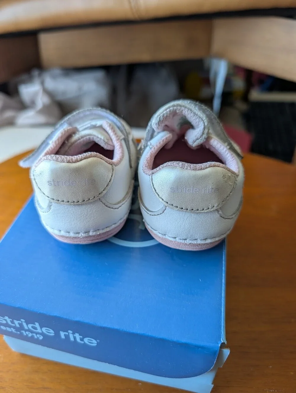 Stride Rite SM Adalyn white/silver 3W